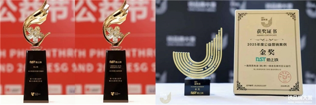 喜提三连奖！地上铁携手中国乡村发展基金会 以公益行赋能乡村振兴